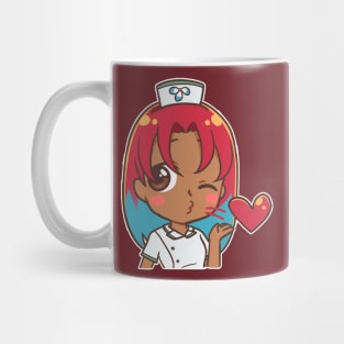 Sending My Love! Nurse Nila Anime Character Mug